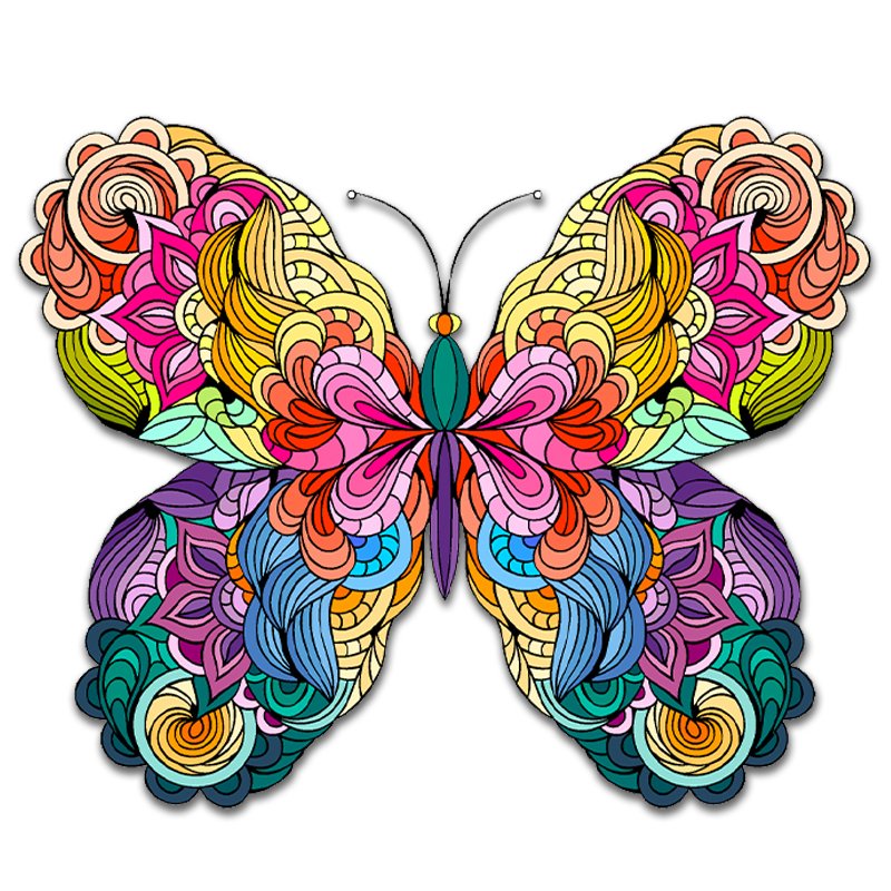 Butterfly Colorful Edition pussel