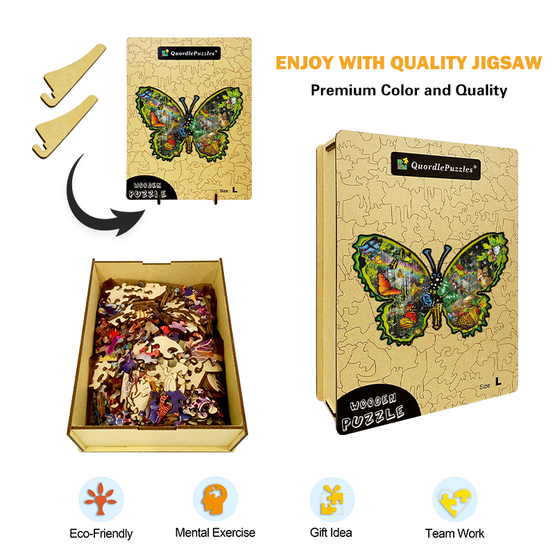 Butterfly Meadow Wooden Puzzle