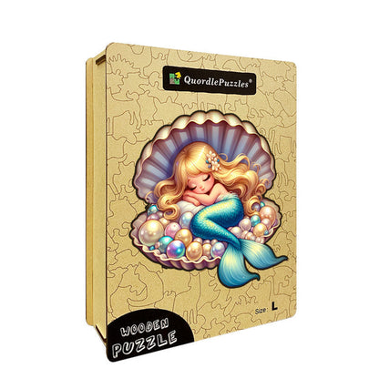 🔥SISTA DAG 80% RABATT - Mermaid Sleeping in Pearl Shell