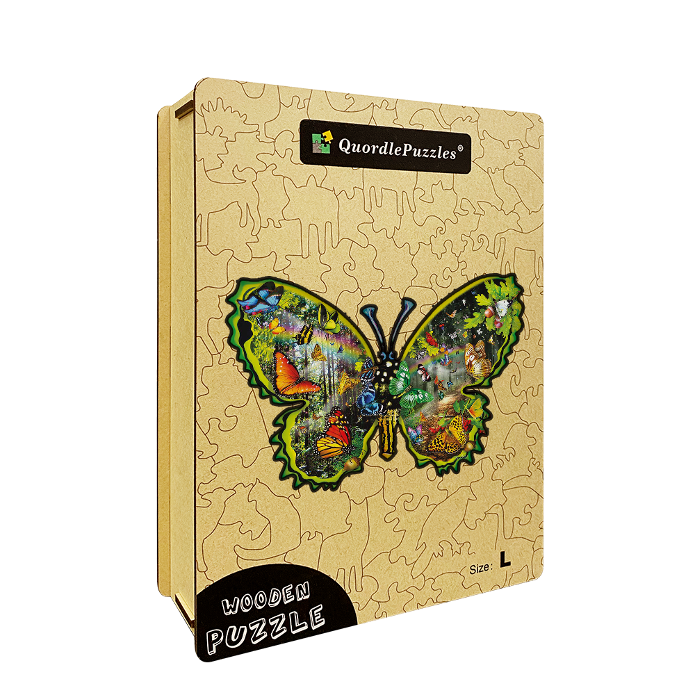 Butterfly Meadow Wooden Puzzle