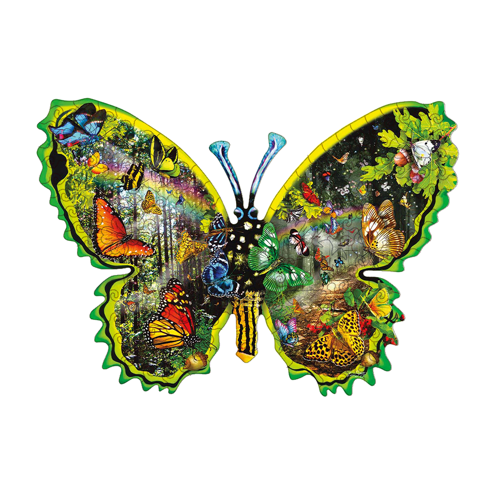 Butterfly Meadow Wooden Puzzle