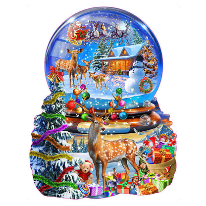 Elk of Christmas Jigsaw Puzzle